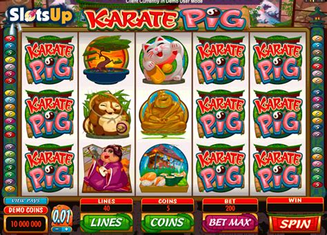 play karate pig|Karate Pig Slot Machine – Play Free Microgaming .